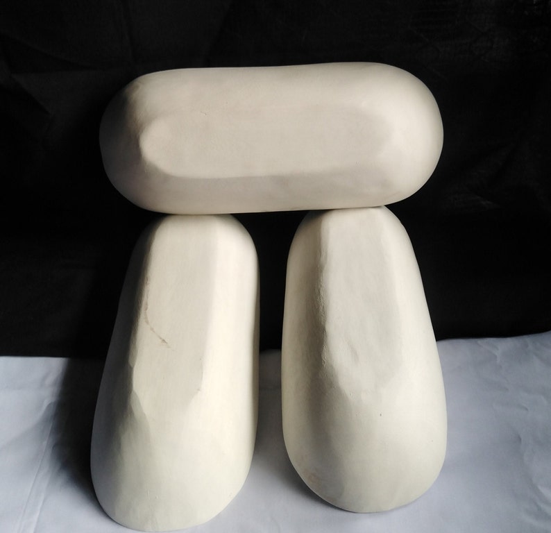 Bulk medium Wooden Candle Dough Bowls white set of 3. Etsy