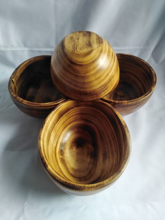 New Wholesale Dough Bowls. Beautiful Oval Carved Wooden Candle Etsy
