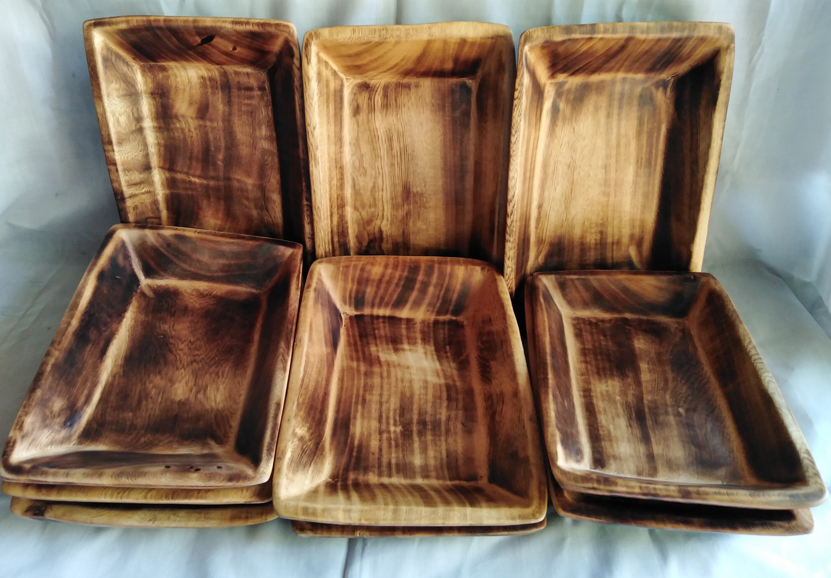 Unique Dough Bowls set of 3. Wholesale Handcarved Wooden Wood Etsy