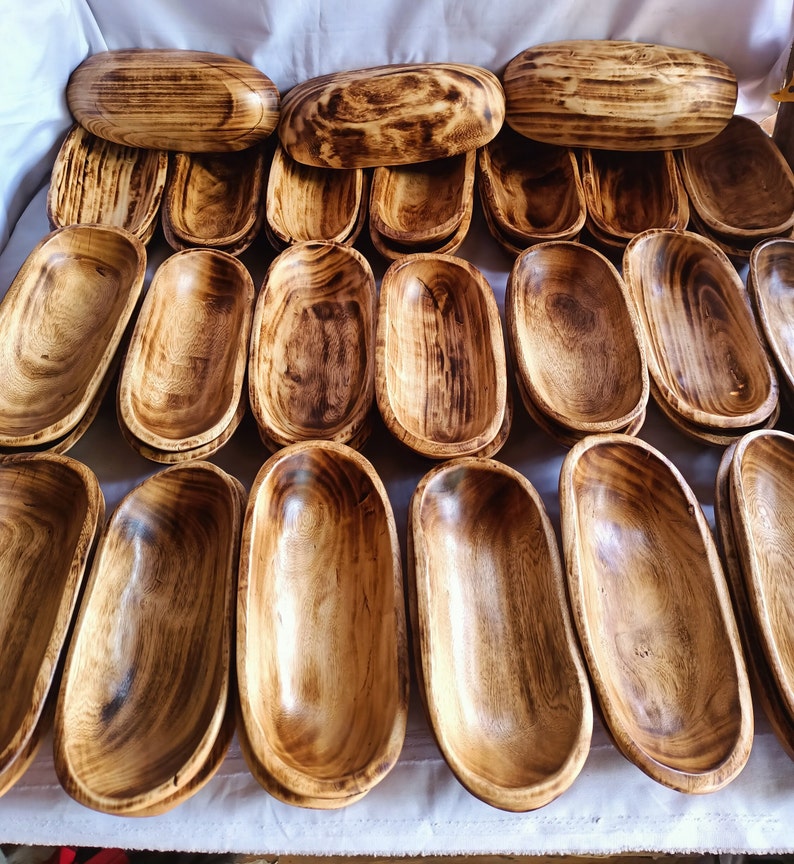 Wholesale Supply.beautiful Handcarved Dough Bowls for Candle Etsy