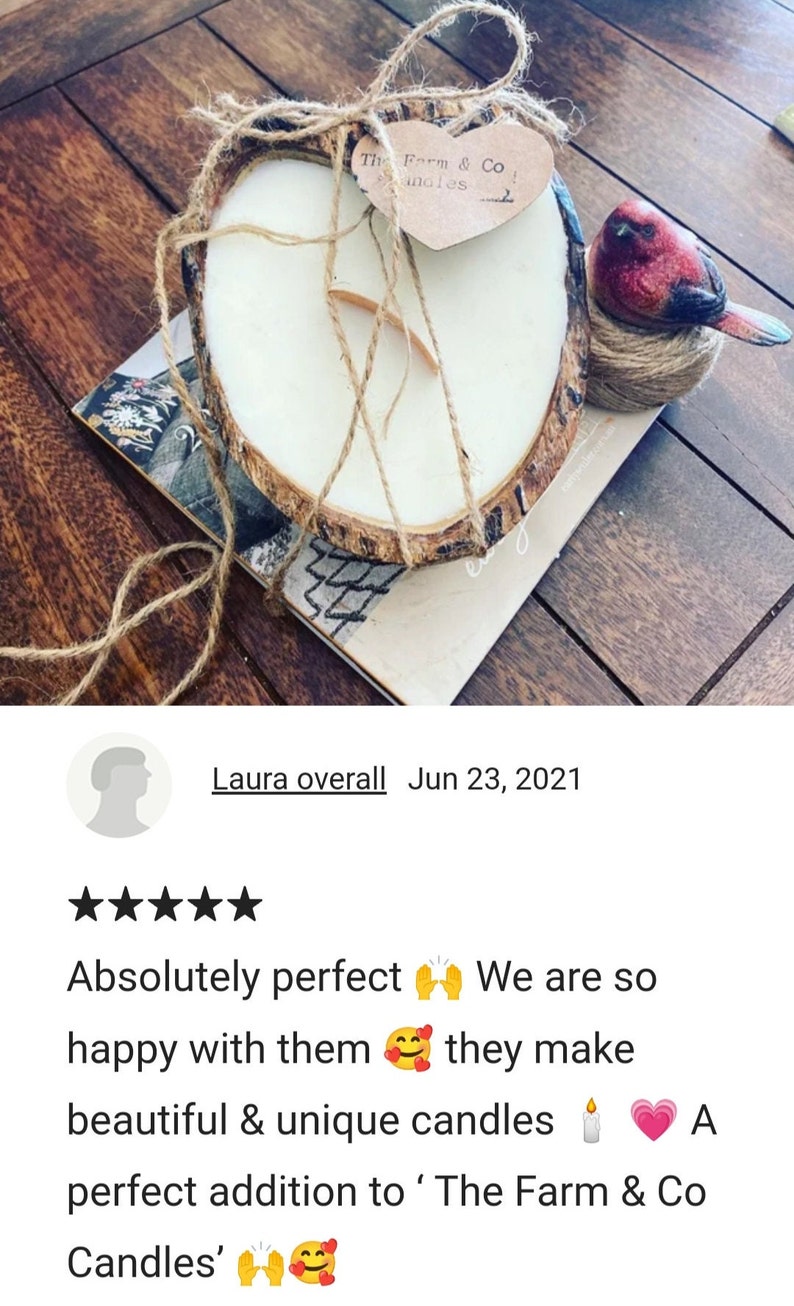 Wholesale Handmade Dough Bowls for Candles Set of 5. Heart Etsy