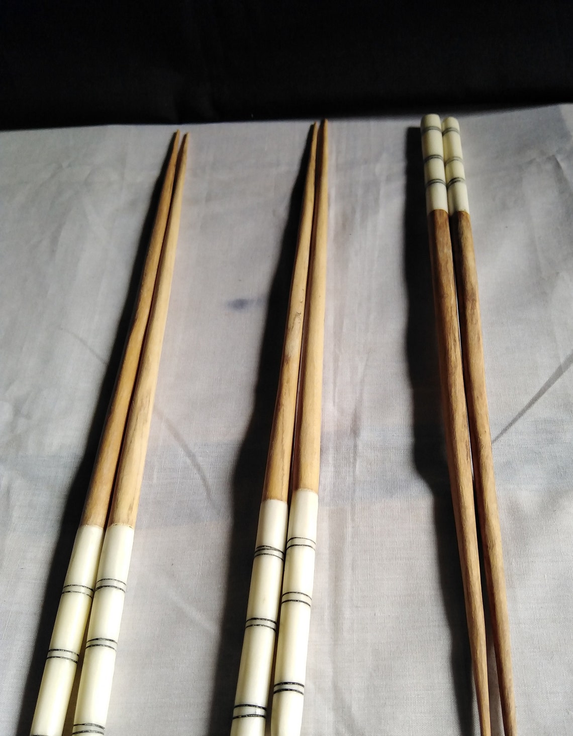 Wholesale. Handmade Olivewood and Borne Chopsticks. Unique set Etsy