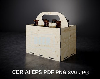 Beer Holder Box Cnc Etsy
