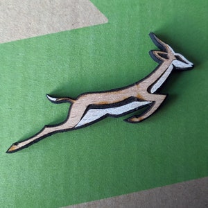 Laser Cut Springbok Pin Badge 478
