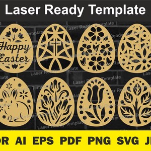 easter egg laser plan cnc files