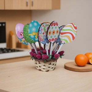 easter egg laser plan cnc files topper 609