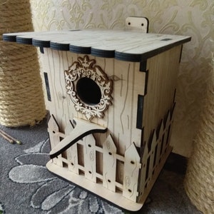 bird house laser cutting 523