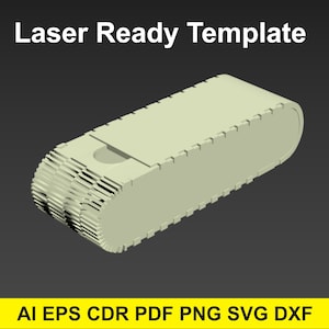 Sunglasses Case. Vector svg, dxf, cdr, ai, eps,png  for CNC, vector file, digital vector art, cnc, cnc file, cnc pattern, cnc cut, laser cut