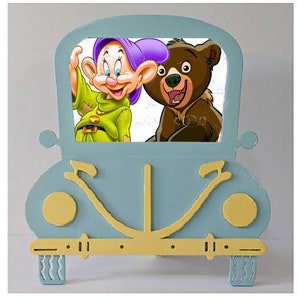 Laser Cut Car Shape Photo Frame 213