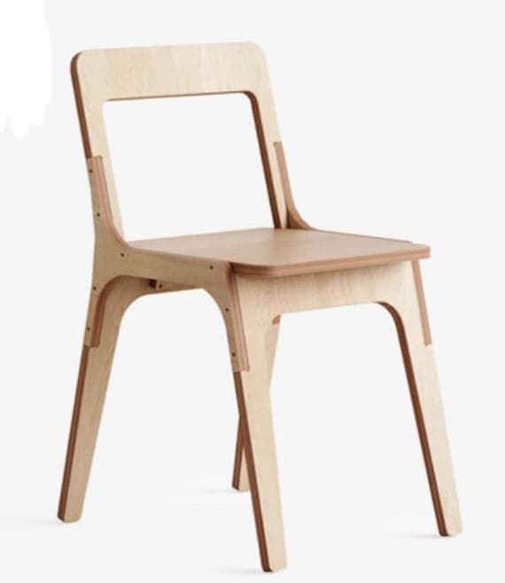 Laser Cut Chair. Vector Laser Cut File CDR SVGPDF Cnc Files Etsy