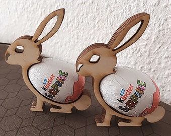 Easter Eggs Rabbit Stand Vector file for laser cutting CNC. Vector Laser Cut File Cdr, SVG,PDF cnc files, lasercut,cdr, file  383