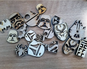Pop Culture Tokens Laser Cut 317
