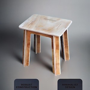 Laser Cut Wooden Stool. Vector Laser Cut File CDR, SVG,PDF cnc files, digital download, file lasercut, lasercut project, vector cnc. 14