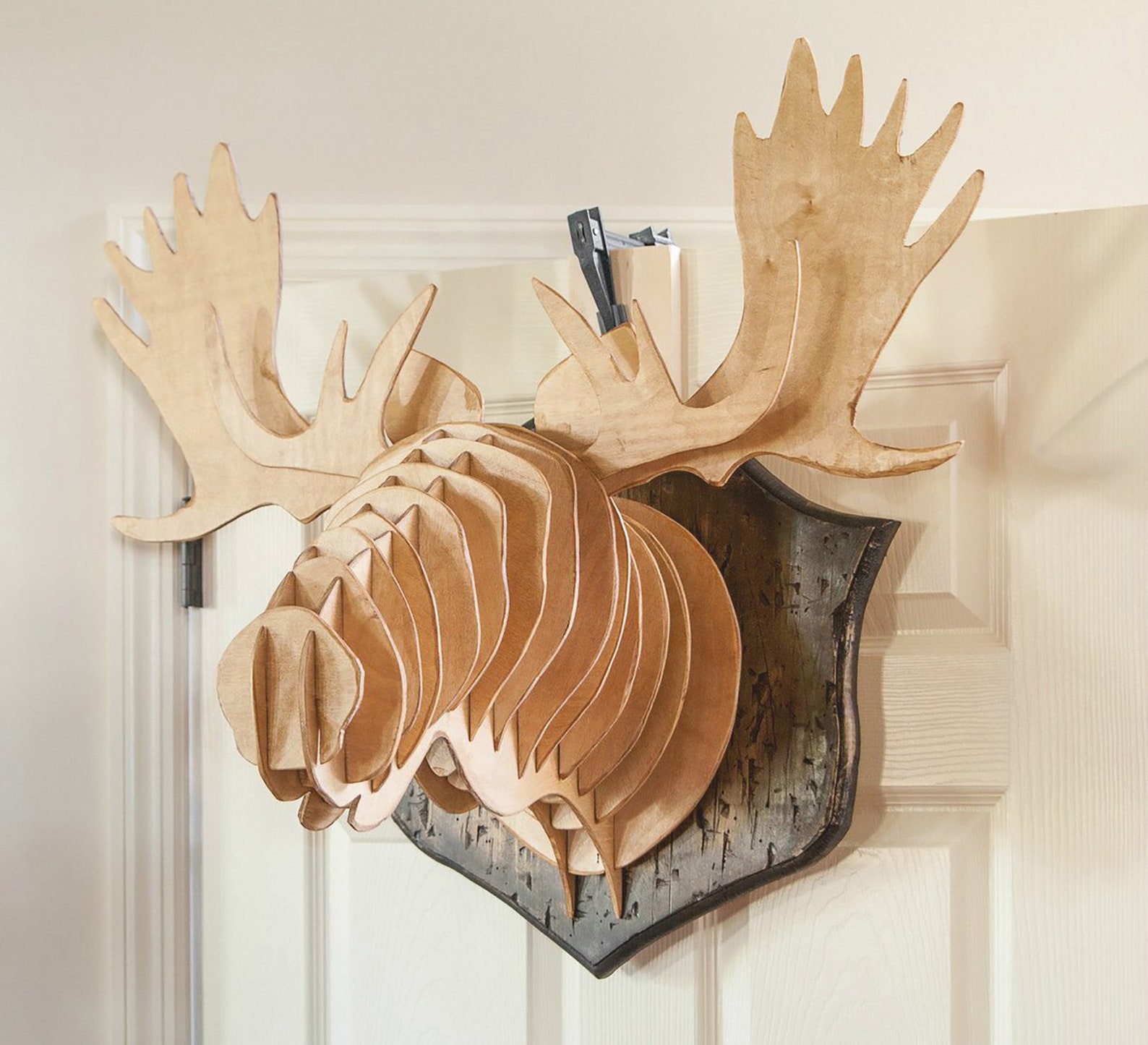 Laser Cut Moose Head Wall Mount Decor Template 284 - Etsy