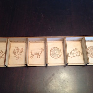 Laser Cut Catan Card Holder 4mm Plywood 170