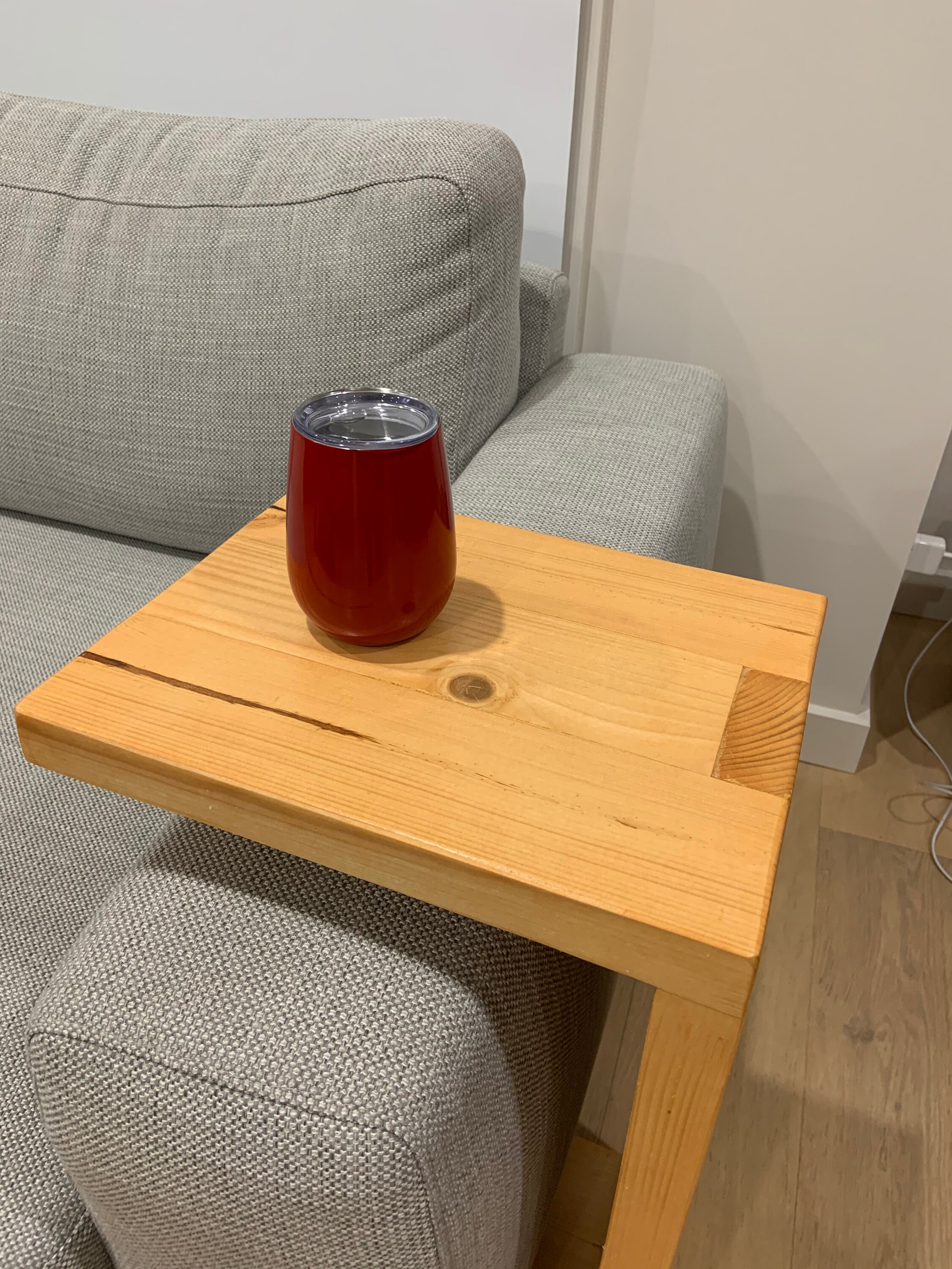 Side Table for Couch Arm Table for Sofa Arm Chair Arm Rest Table