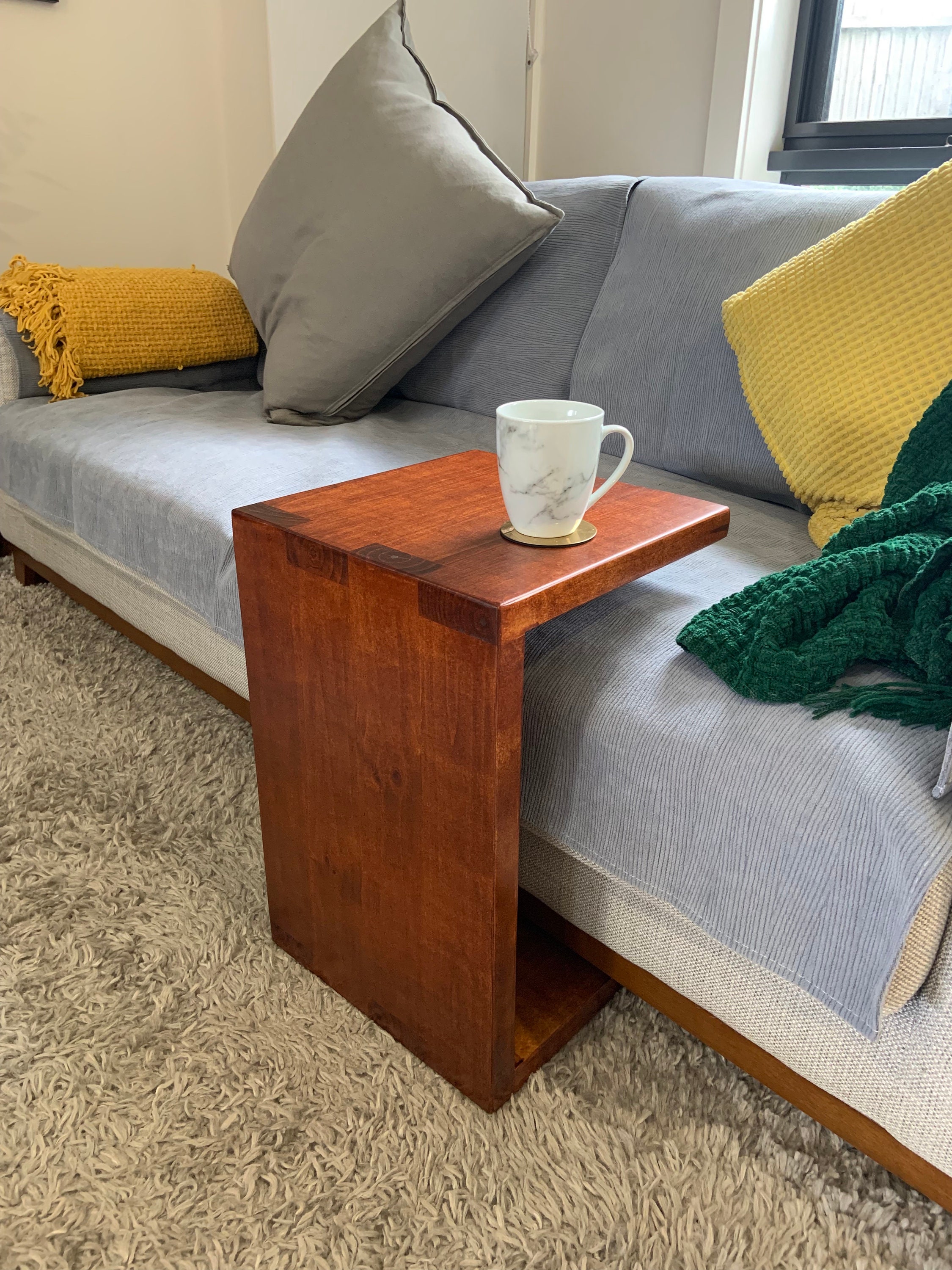 Couch Table for Chaise Sofa Rest Table for Sofa Arm Table for Sofa