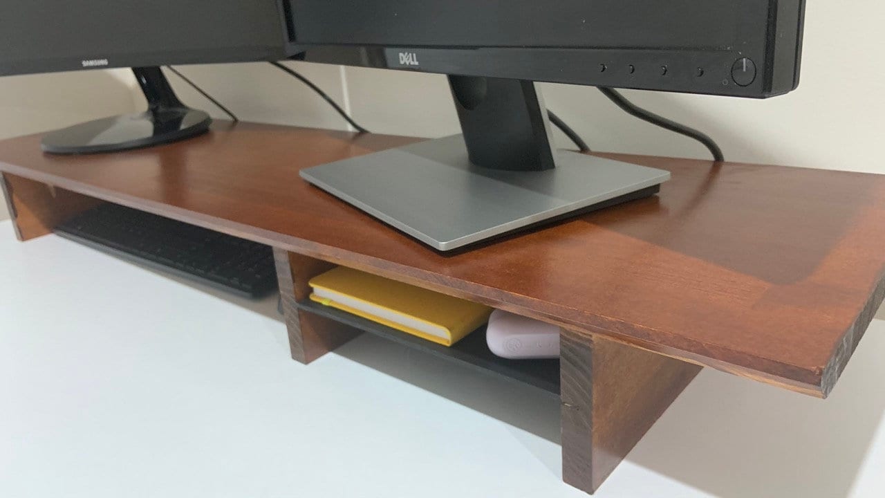Extended Table Monitor Dual Monitor Table for Screen Raiser Stand Desktop Table Monitor Stand ...