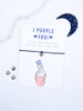 BTS I Purple You Wish Bracelet, BTS Charm Bracelet, Make A Wish BTS Bracelet, Personalised I Purple You Bracelet 