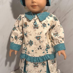 Turquoise Glitter Slip-On Dress Shoes For 18" Dolls (Like American Girl Doll Clothes)