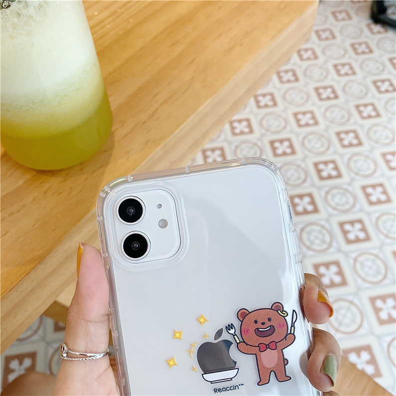 Transparent Cute Cartoon Soft Cases For iPhone 12 Mini iPhone 12 iPhone 12 Pro iPhone 12 Pro Max iPhone 11 iPhone 11 Pro iPhone X iPhone XS