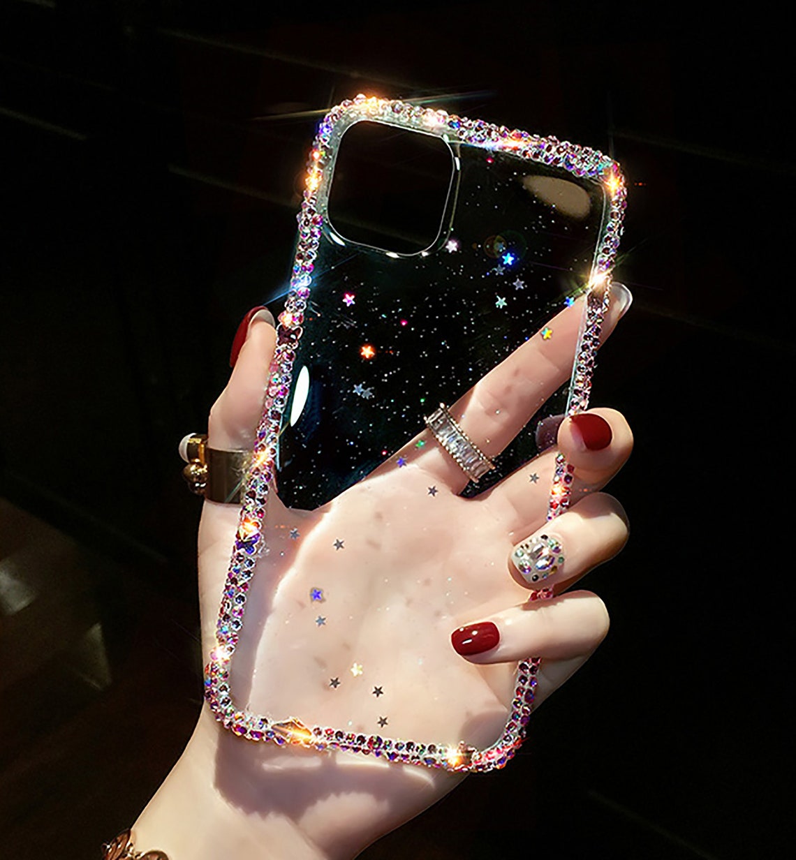 Bling Rhinestone Crystals Bling Sparkly Diamond Clear Soft Etsy