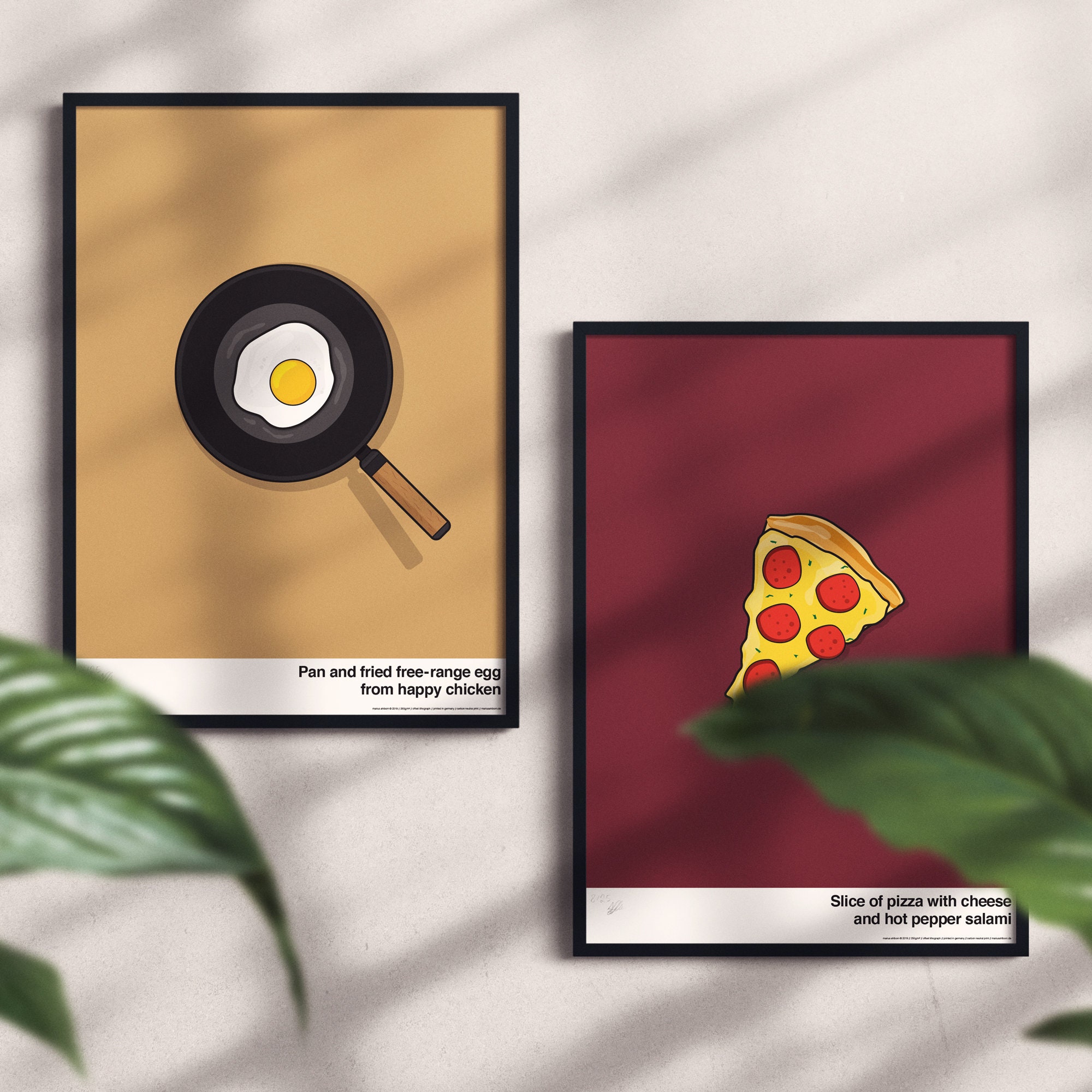 Image Fried Egg, Pop Art Print, Food Art, Poster Comic Style