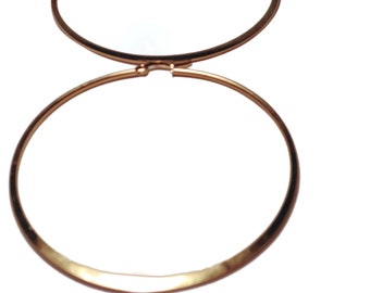 Extra Extremely Large Hoop Earrings In Ion Plated Stainless Steel, RG or YG