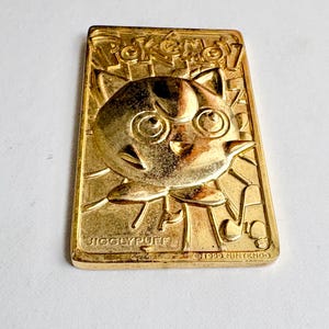 23k gold pokemon card RED 