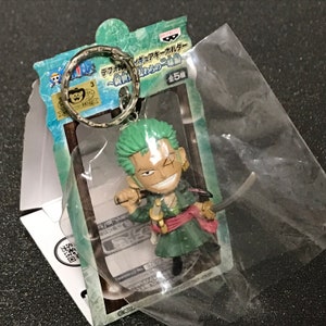 Roronoa Zoro Figure Key Chain One Piece Banpresto Japan - Etsy