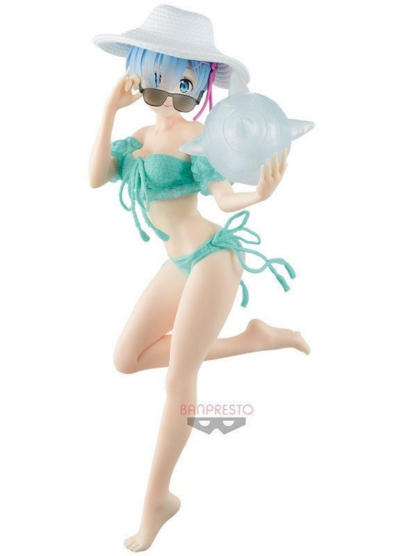 Re Zero Rem EXQ Figure Vol.3 Swimsuit Banpresto Japan Etsy