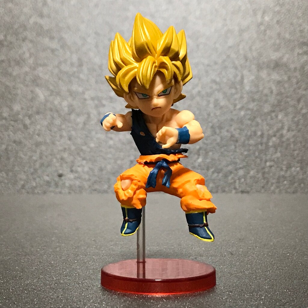 Figura Collezionabile Banpresto Dragon Ball Z Son Goku, World Collectable Figure, Battle Of Saiyans, 7 Cm