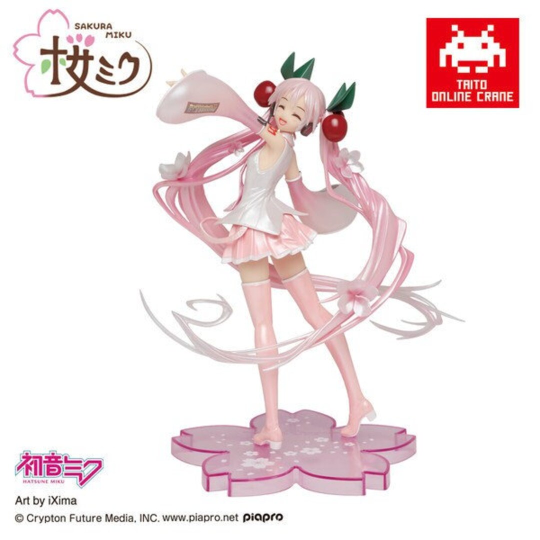 Hatsune Miku AMP+ Figure - Sakura Dress Ver. (Taikure Exclusive) main image 1