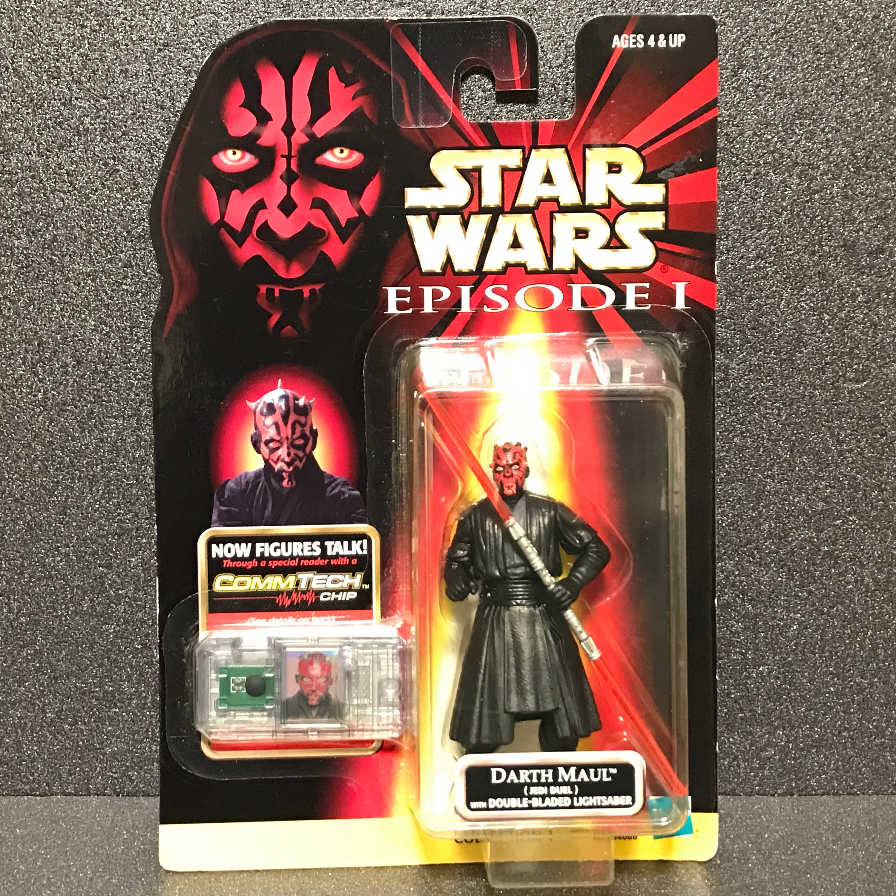 Hasbro Darth Maul Jedi Duel with Double-Bladed Lightsaber Action Figure for sale online 