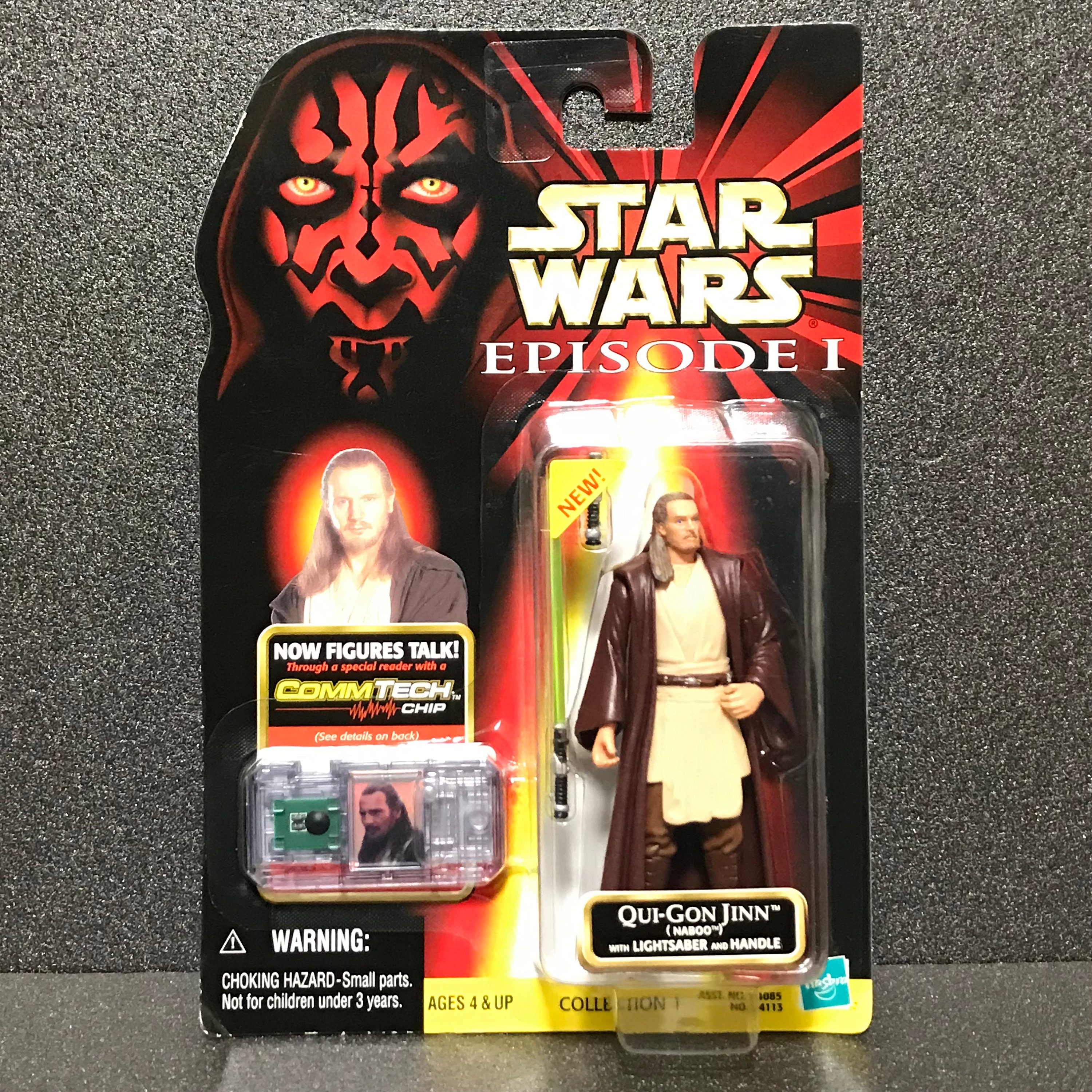  Hasbro Electronic Qui-Gon Jinn Lightsaber : Toys & Games