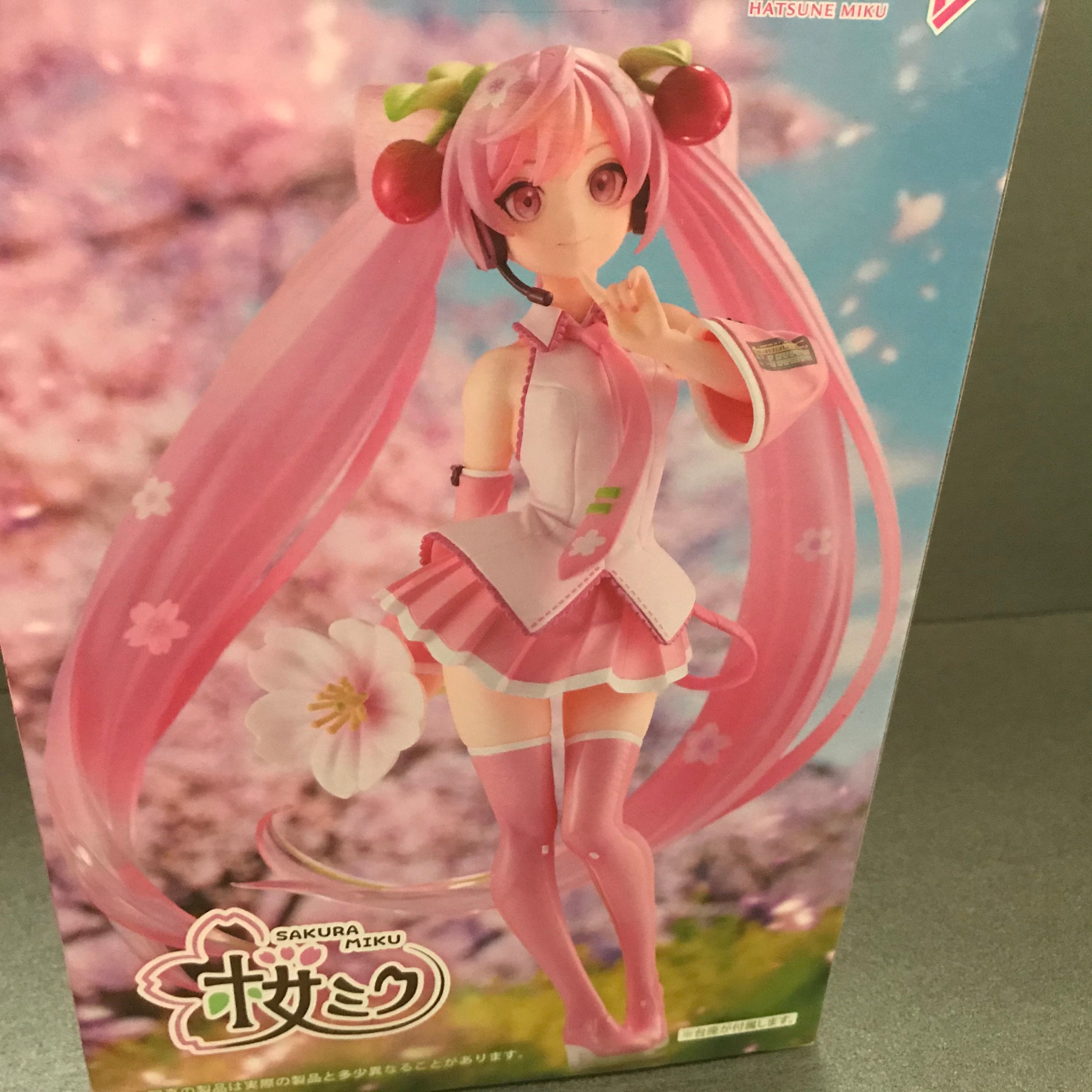 Miku Sakura Figure Hatsune Vocaloid Newly Written Ver. Etsy