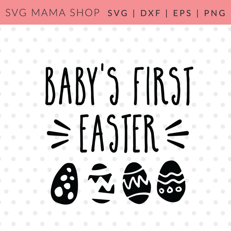 Download Baby's First Easter SVG Easter SVG Cut File for Cricut | Etsy