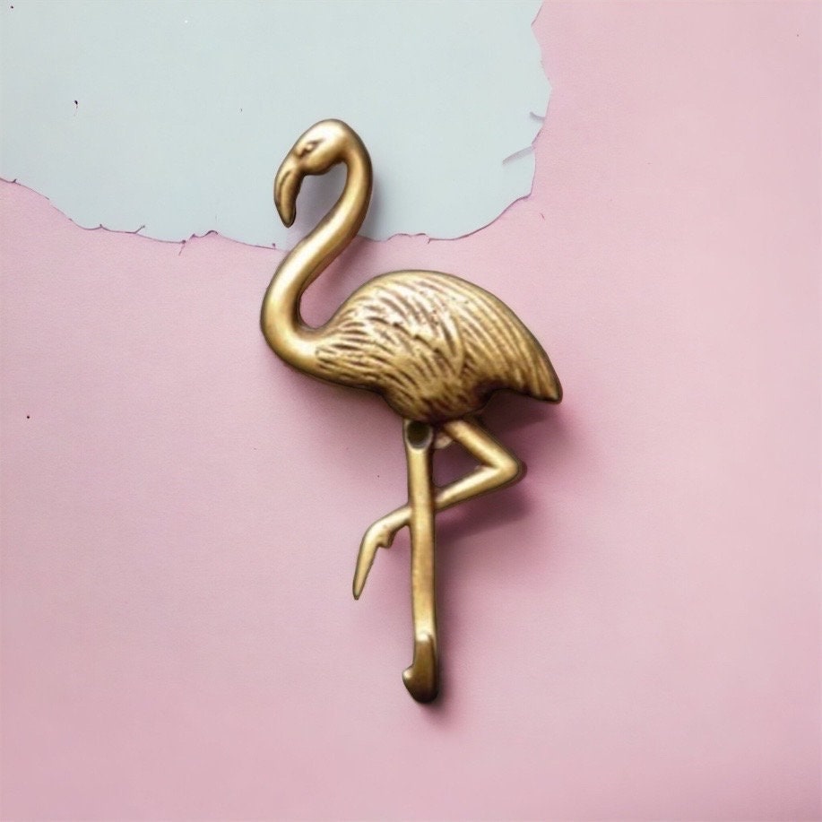 Flamingo Towel Hooks Etsy
