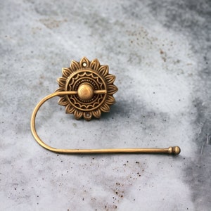 Brass bathroom toilet roll holder. Great bathroom decor, choose from 5+ designs for the bathroom/ toilet.  Fun home decor ideas. Screws incl