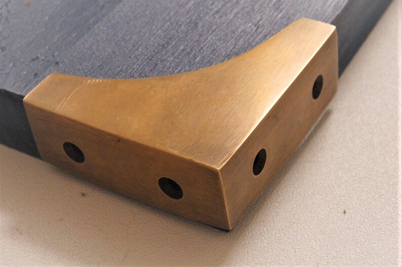 Solid Brass Furniture Corner Protector 48mm/1.8 inch Table Etsy