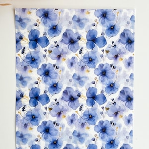 TP214 POLYMER CLAY TRANSFER Paper Floral Transfer Paper Clay Transfer paper Abstract Water Color Transfer Paper Colorful Transfer Paper
