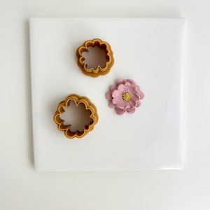 Abstrakte Blume 4, Organische Form Clay Cutter, Polymer Clay Ausstecher, Ohrring Ausstechformen, Polymer Clay Lieferungen