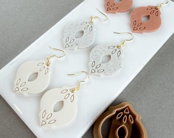 Clementine Boho Summer Statement, Lightweight Polymer Clay Jewelry Cutter Tools