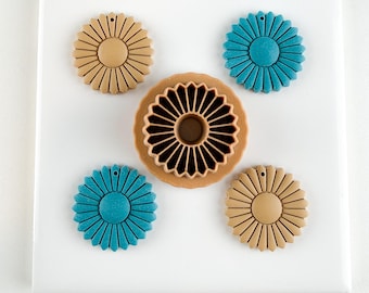 Rosemary Western Polymer Clay Cutter Set: Modern Geometric Spring Summer Tools