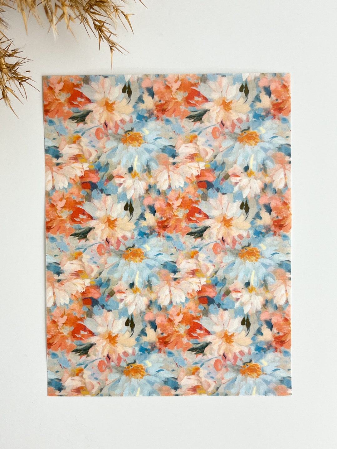 TP091, Watercolor Transfer Paper Clay Transfer Paper Abstract Transfer