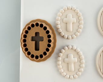 Cross Circles Easter Trending Polymer Clay Earring Cutter