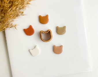 Cat Clay Cutter, Clay Cutter, Polymer Clay Cutters, Earring cutters, Polymer clay supplies, dog clay cutter, animal clay cutter