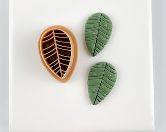 Detailed Leaf Coastal Summer Beach Trending Polymer Clay Cutters