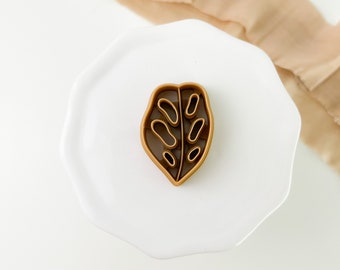 House Plant Leaf, Fall Clay Cutters, Embossed Polymer Clay Cutter, Clay Earring tools, Polymer clay supplies, Spring cutters