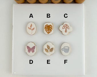 Charm Bar Stamps - Group 6 Polymer Clay Charm Necklace Bracelet Trending